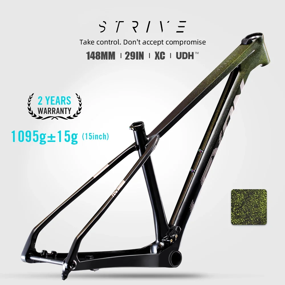 

LEXON Super Light Full Carbon Frame 148*12mm MTB Bike 15/17/19inch 29er Bicycle Frameset With Handlebar Cycling Bike Parts