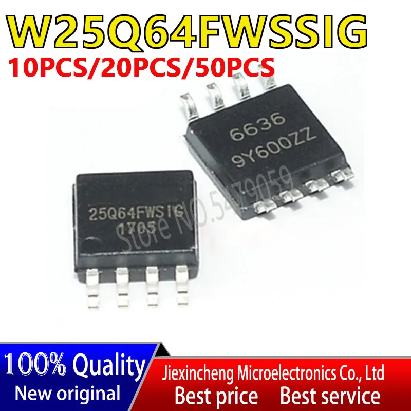 (10ชิ้น-50ชิ้น) W25Q64FWSSIG 25Q64FWSIG SOP8ใหม่เดิม
