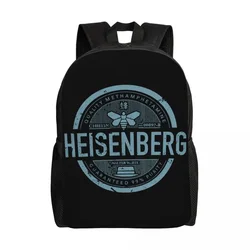 Custom Breaking Bad Backpacks for Women Men Waterproof College School The Great Heisenberg Bag Print Bookbags