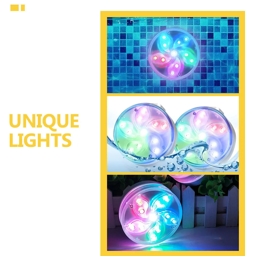 

Submarine Light Remote Control Large Knob LED Fish Tank Pool Dive Light Waterproof Underwater Landscape Lamp for Aquarium Pond