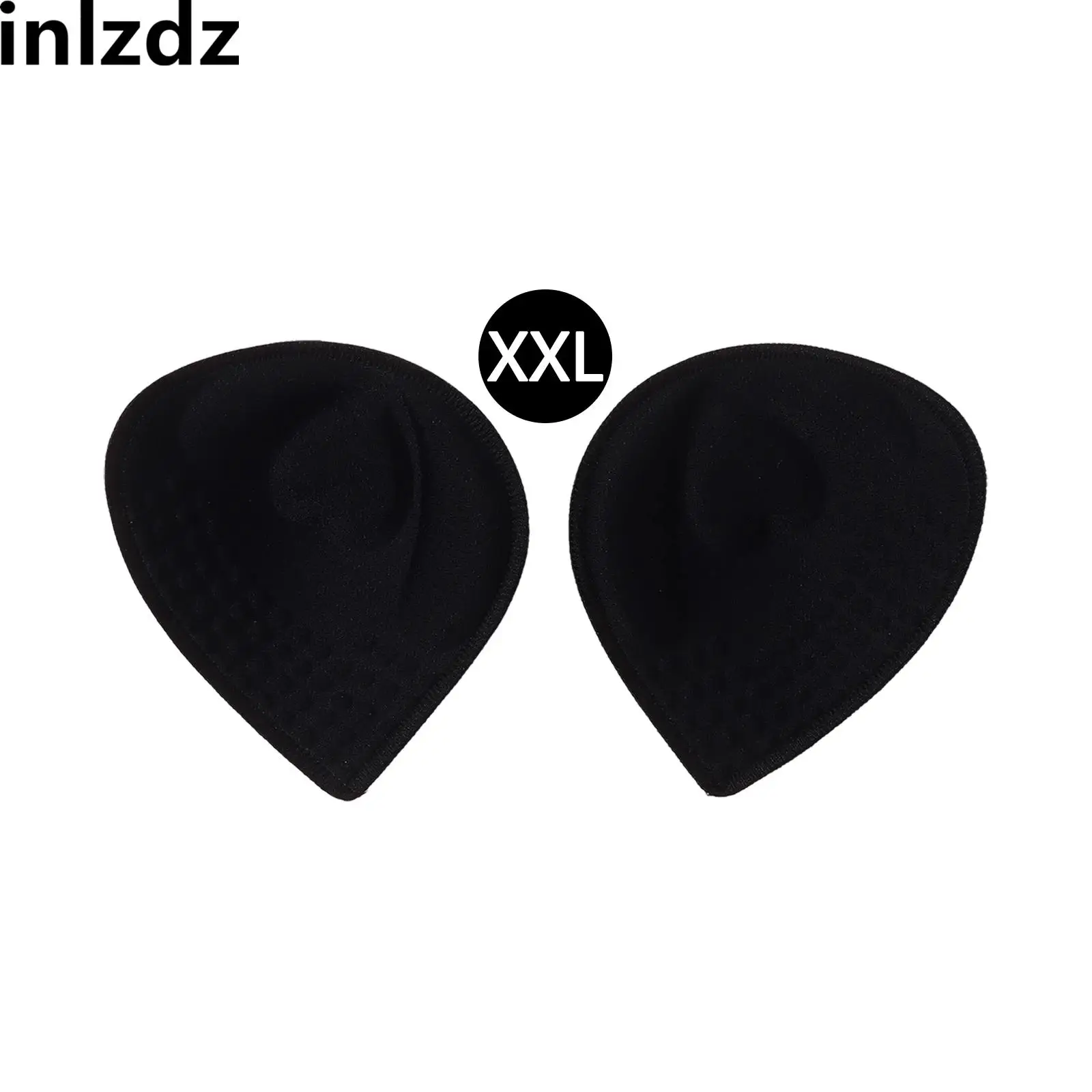 2Pairs Insert Bra Pads for Sports Bra Removable Sports Bra Inserts Bra Cups Inserts Breathable Replacement Padded