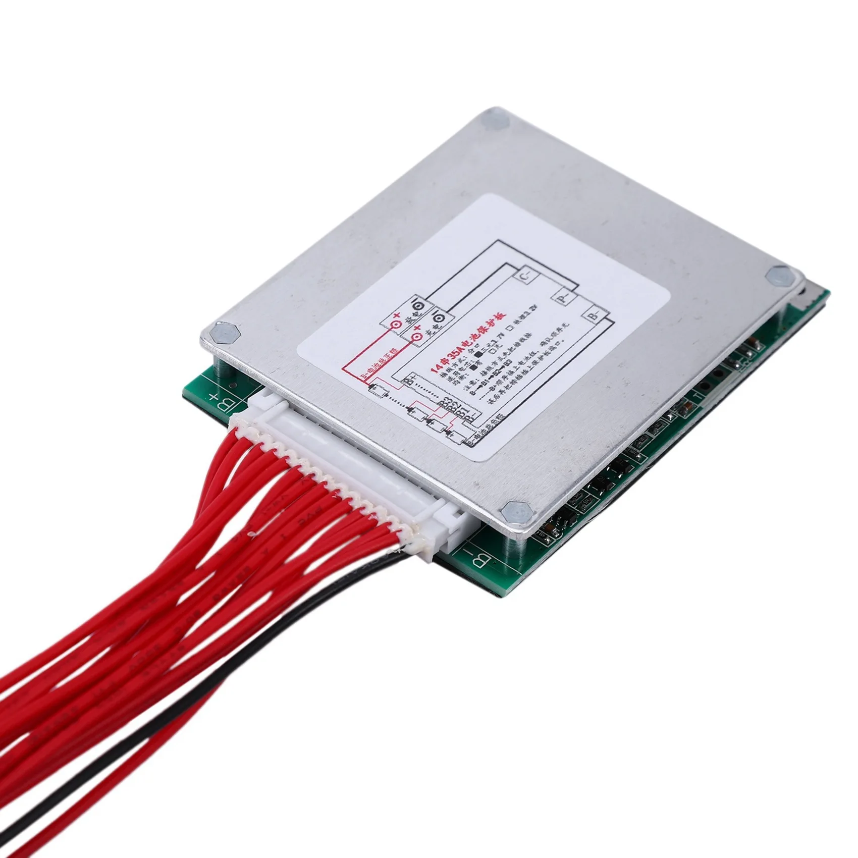 

Y49A-14S 52V 35A Защитная плата Литий-полимерный аккумулятор BMS PCB Защитная плата с балансом для электрического мотоцикла