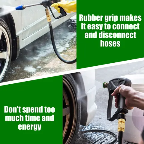 4 पीस पीतल नली त्वरित कनेक्टर सेट 3/4'' पानी रोकने वाली फिटिंग तांबे का धागा नल युग्मन गार्डन वाटरिंग गन एडाप्टर 6 best sales जल युग्मन - №3