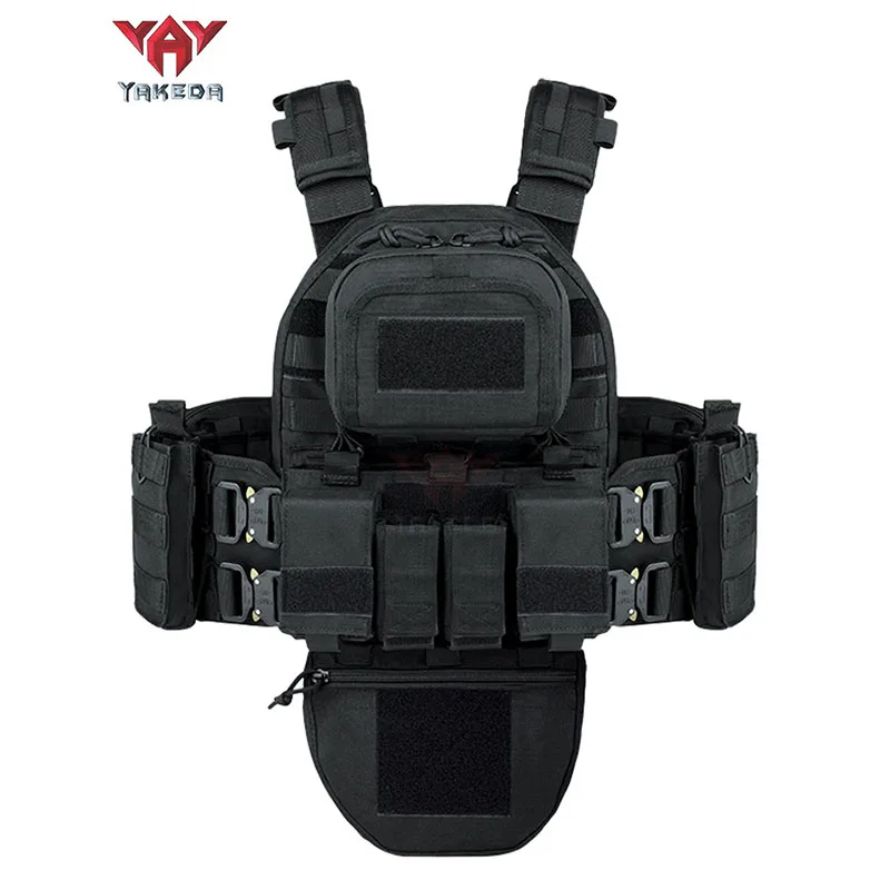 YAKEDA Hunting Vest Multifunctional Outdoor CS Expansion Sports Combat Vest CS Field Equipment Wear-resistant Tactical Vest