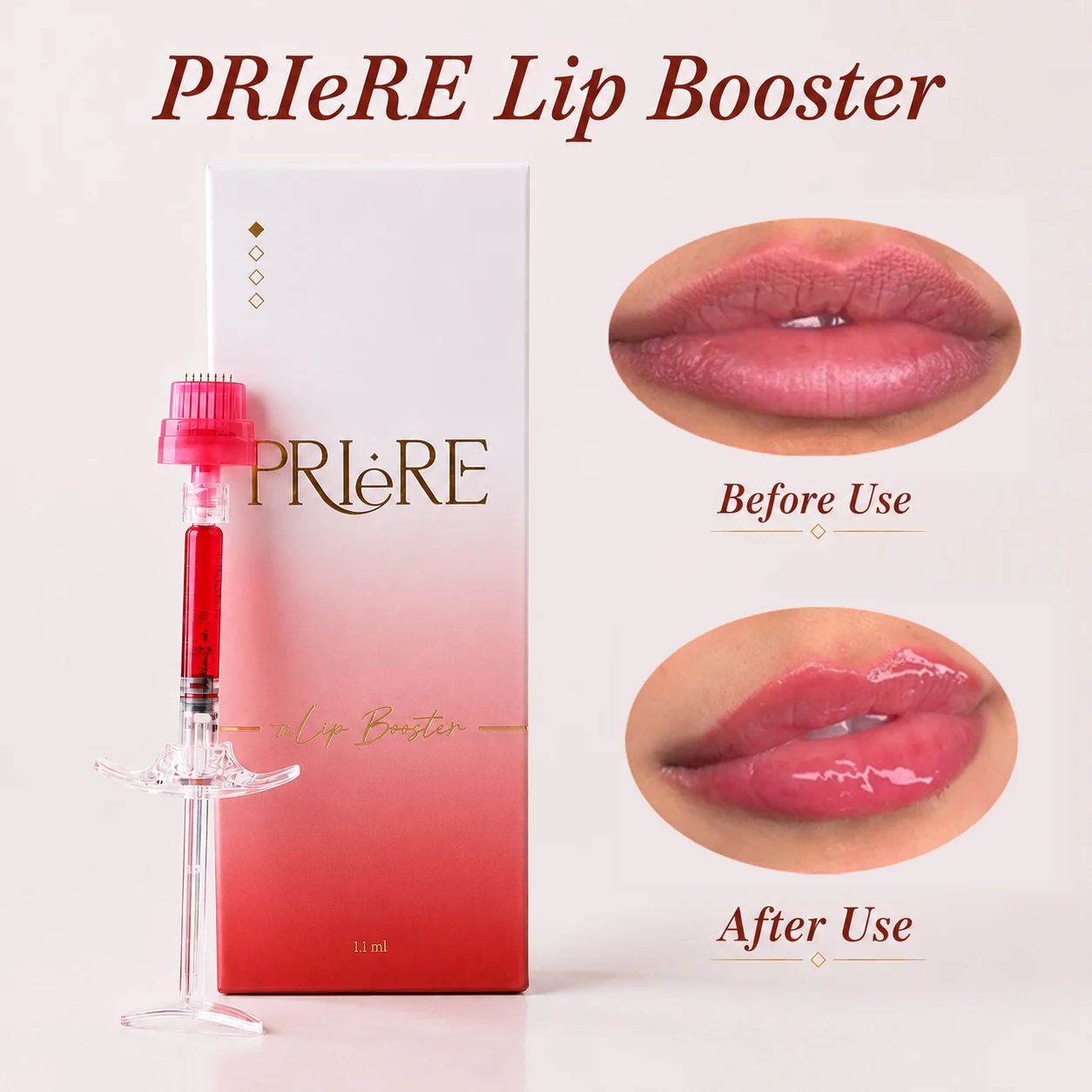 Korea Original Lip Glossy Lip Filler Lip Booster Cartridge With 12Pin Lip Needle Tattoo Needle for Lip Beauty,individully Packed