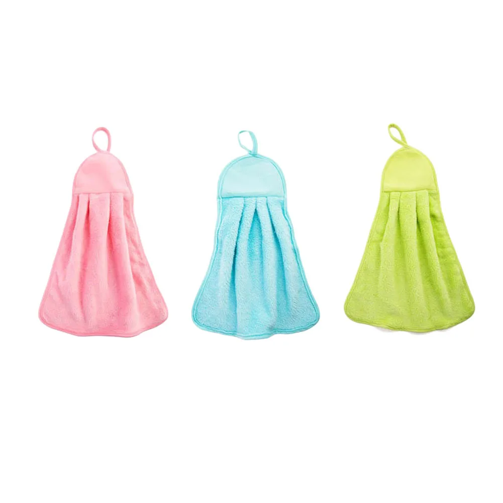 

2Pcs Strong Absorbent Dish Cleaning Cloth Soft Hanging Non Scratch Kitchen Oilproof Dish Towel Kitchen Wash Cloth