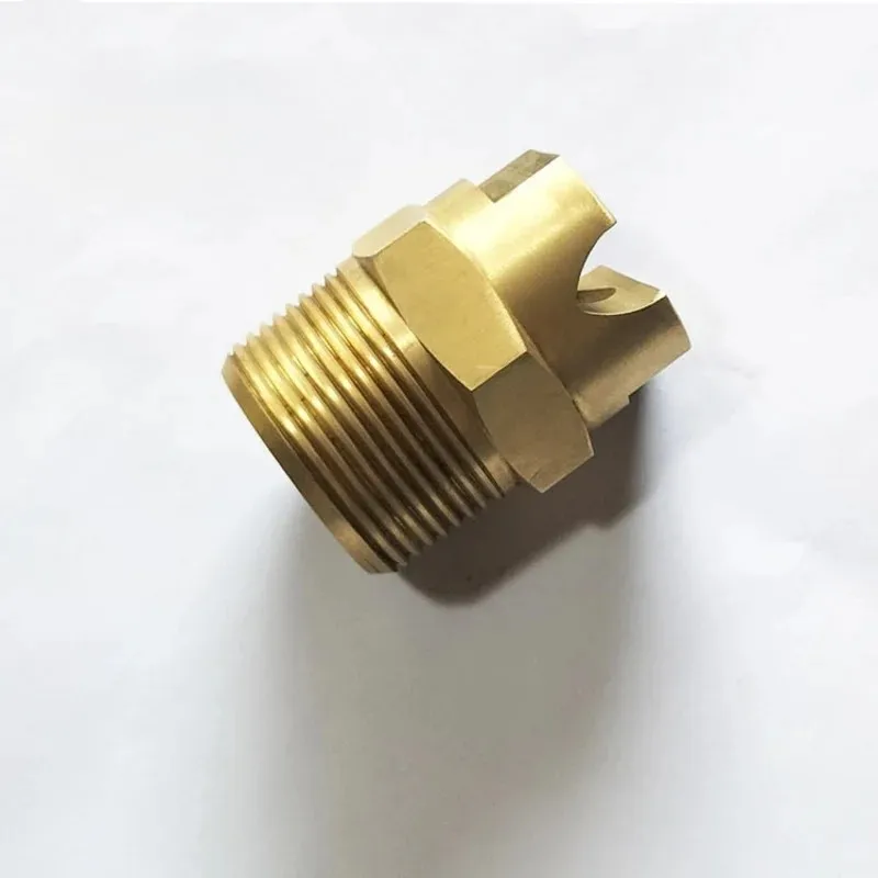 High quality H-VV Brass Large flow shaped fan spray nozzle for Cleaning Washing and Rinsing