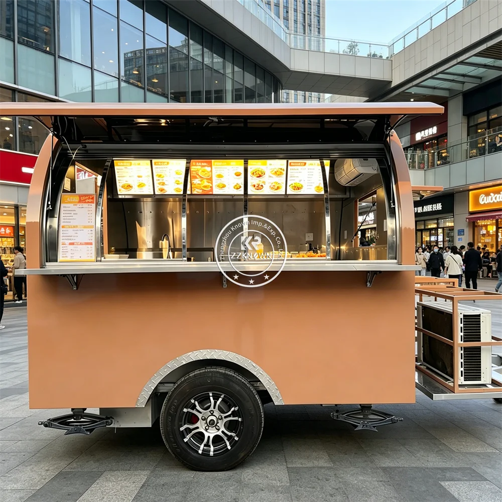 

Concession Trailer Custom Mobile Food Trailer Mobile Food Cart Mobile Kitchen Trailer Fried Chicken Donut Food Truck For Sale