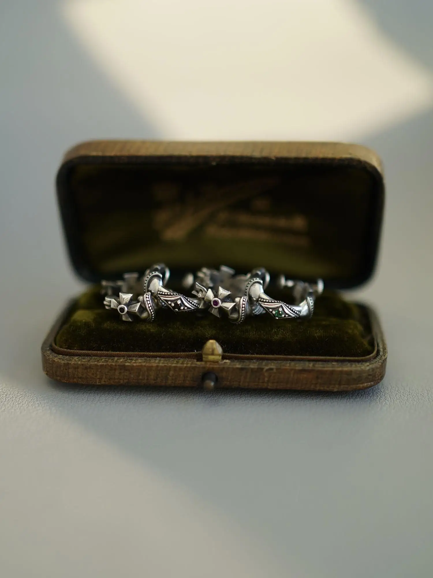 

Original Design 925 Sterling Silver Lotus Eternally Enduring Infinite Galaxy Ear Cuff Hoop Pl Vintage Earrings Faion Je...