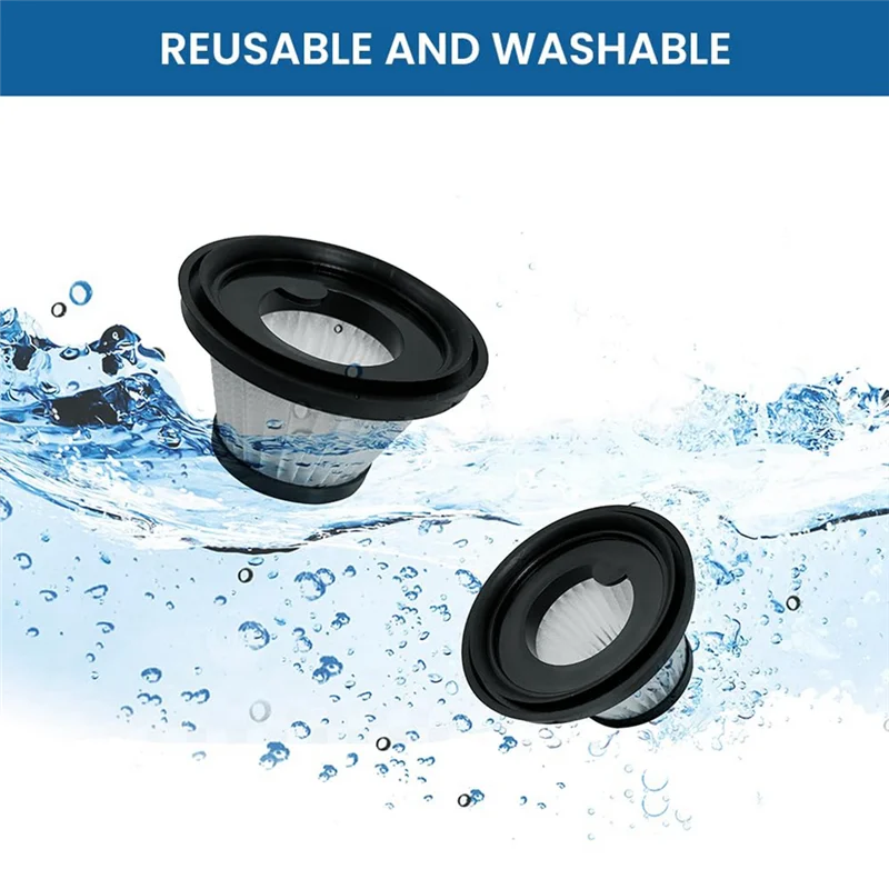 KEOL-コンパクト交換用真空フィルター、ダックコードレス掃除機用、馬力用、ダック掃除機用、8個パック