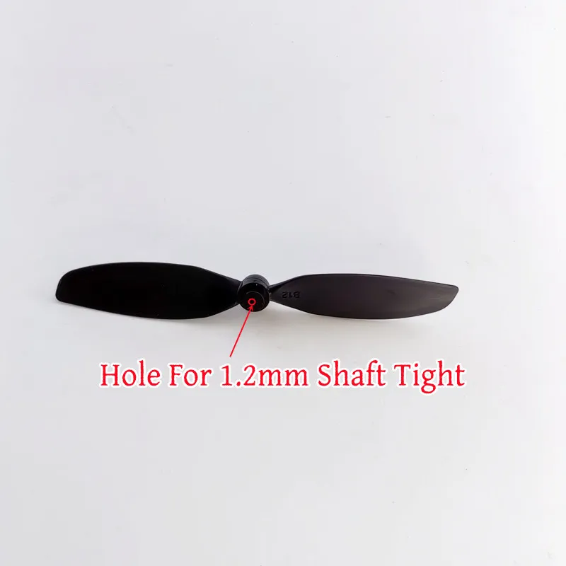 4pcs 75mm propeller 2-blade with 1.2mm hole tight fit for corless brush motor 8520 8523 high qulity prop micro quadcopter