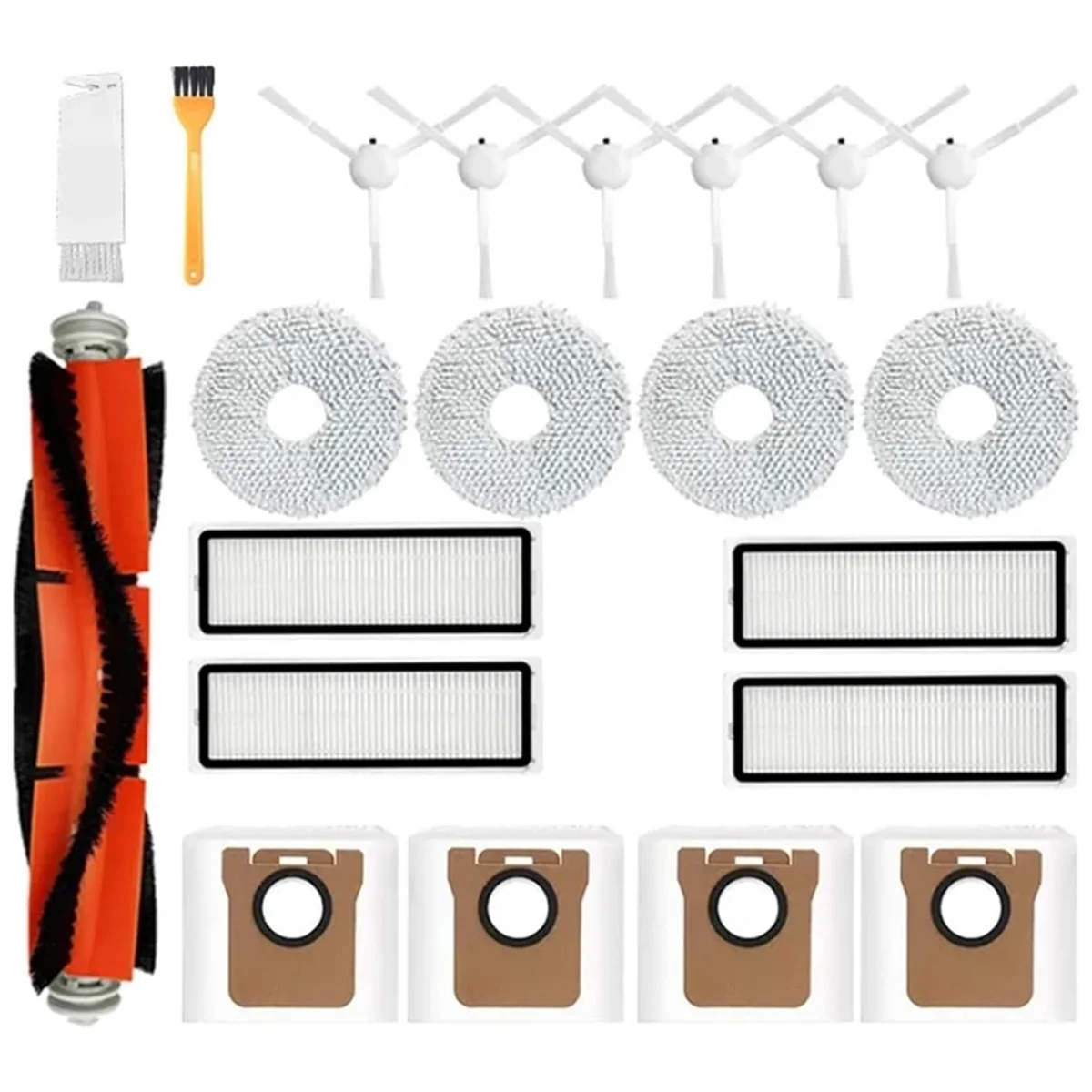 Caliente para Dreame L10s Ultra S10 S10 Pro para Mijia Omni 1S B101CN B116 aspiradora Cepillo Lateral principal filtros Hepa paño de mopa