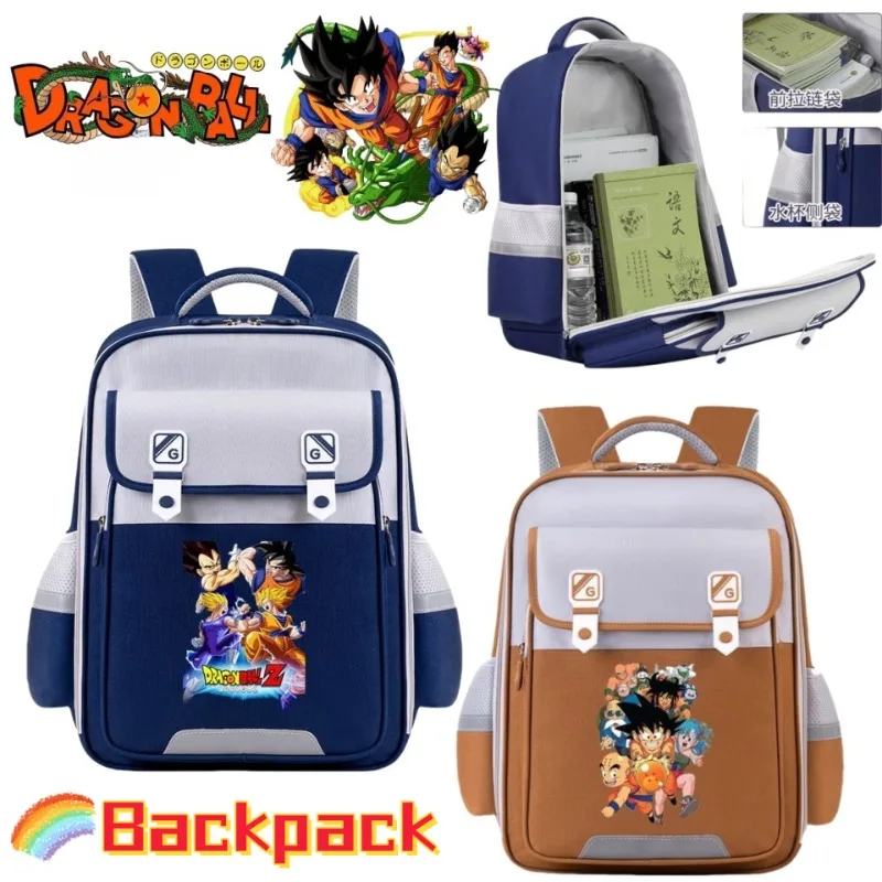 

Новый Dragon Ball Son Goku Bulma Vegeta аниме двумерный рюкзак для студентов удобная школьная сумка большой вместимости с защитой от прятков