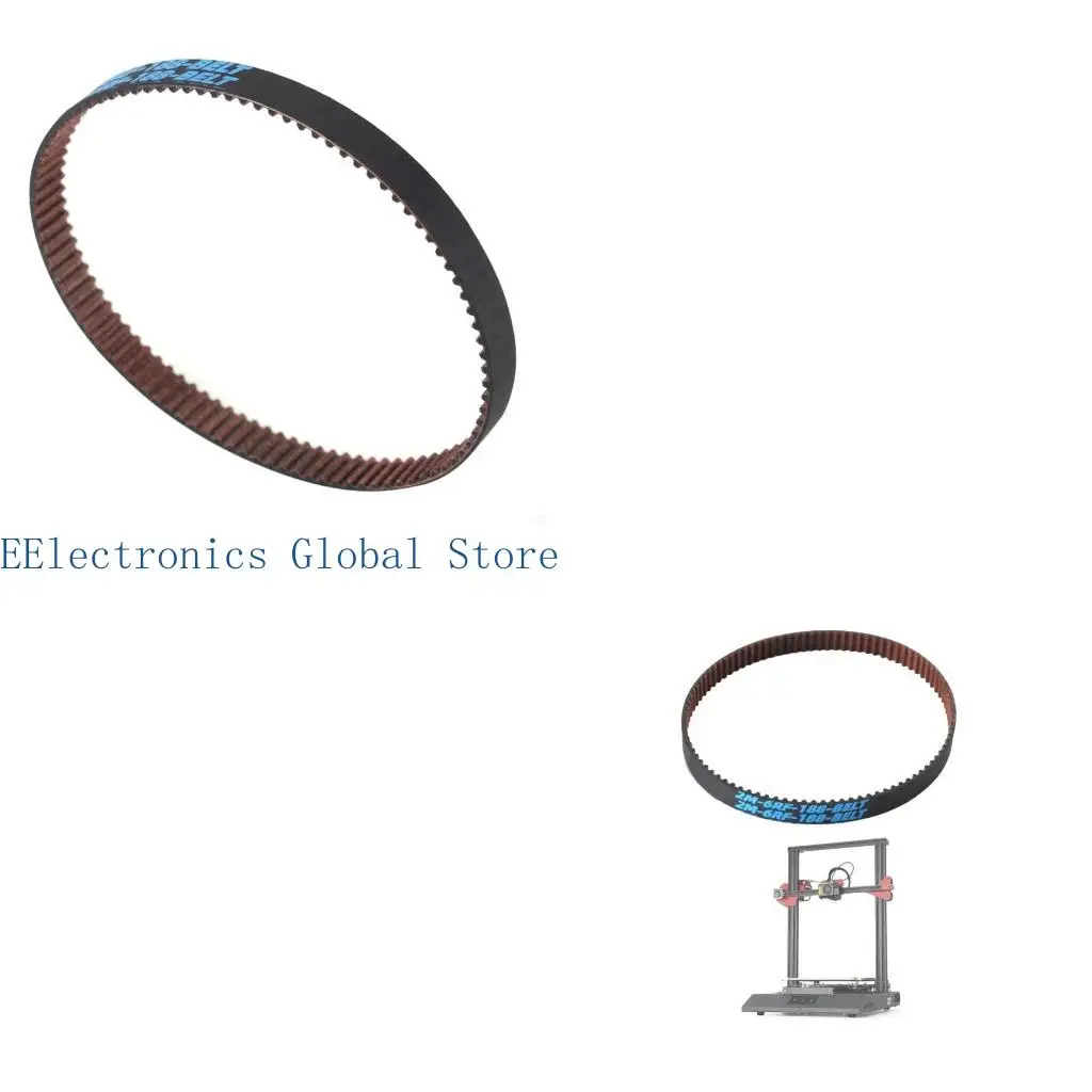 

Ремень 462B 2GT GT2 с замкнутым контуром, резиновый синхронный ремень, ширина 6 мм, детали 3D-принтера для Ender3 CR10,