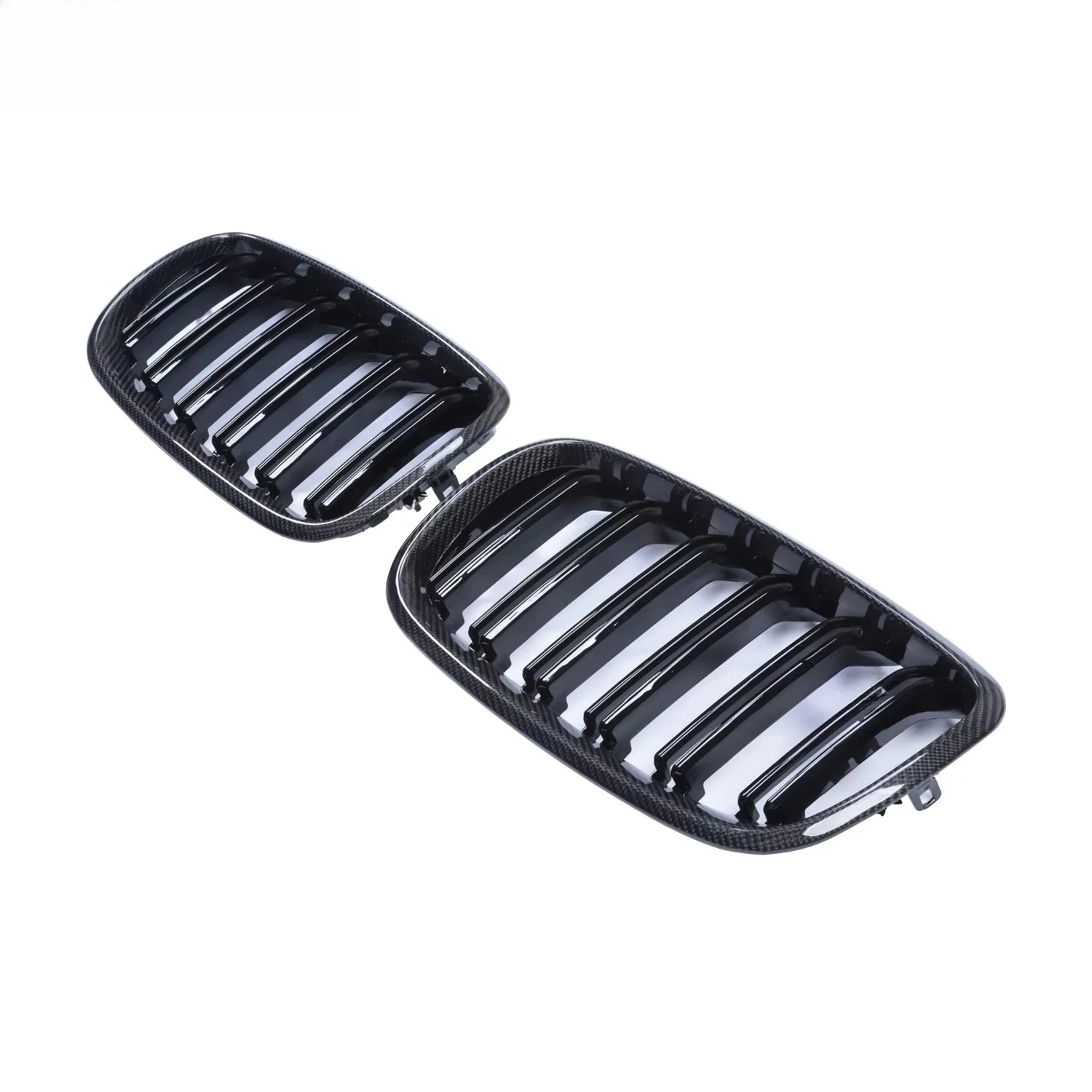 For  X5 E70 X6 E71 SUV Carbon Fiber Mesh Grille air Inlet Modification Decoration 2008-2013