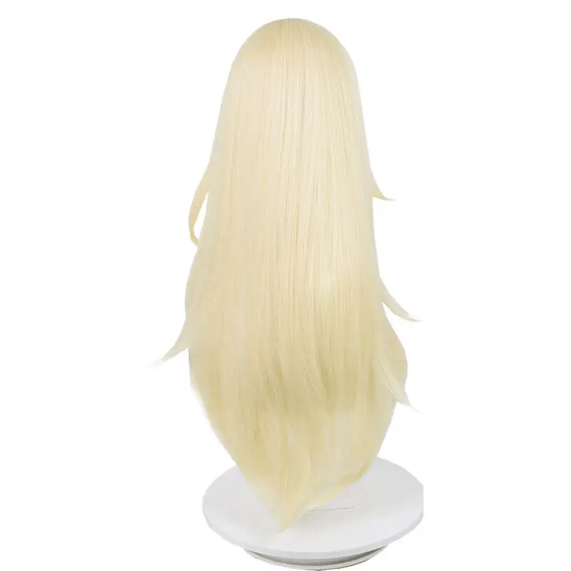 Angels of Death Rachel Gardner Cosplay Wigs 75cm Light Blonde Synthetic Hair