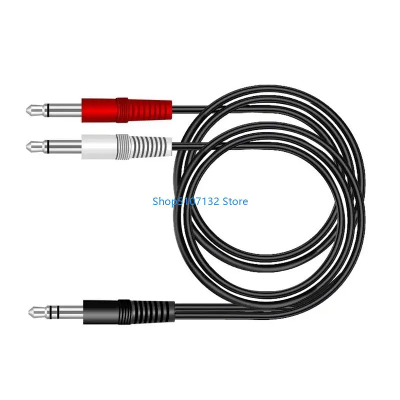 87HD Copper Cores 3.5mm Stereo Splitter Cable For Enhances Audios Experience 150cm