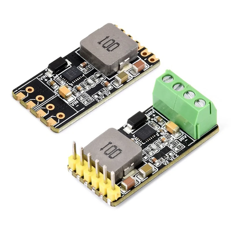 Waveshare DC-DC Mini Módulo Buck 5 ~ 36V Entrada 5V / 3.3V 4A Saída de Tensão Step-Down Mini Módulo de Tensão B-N34R