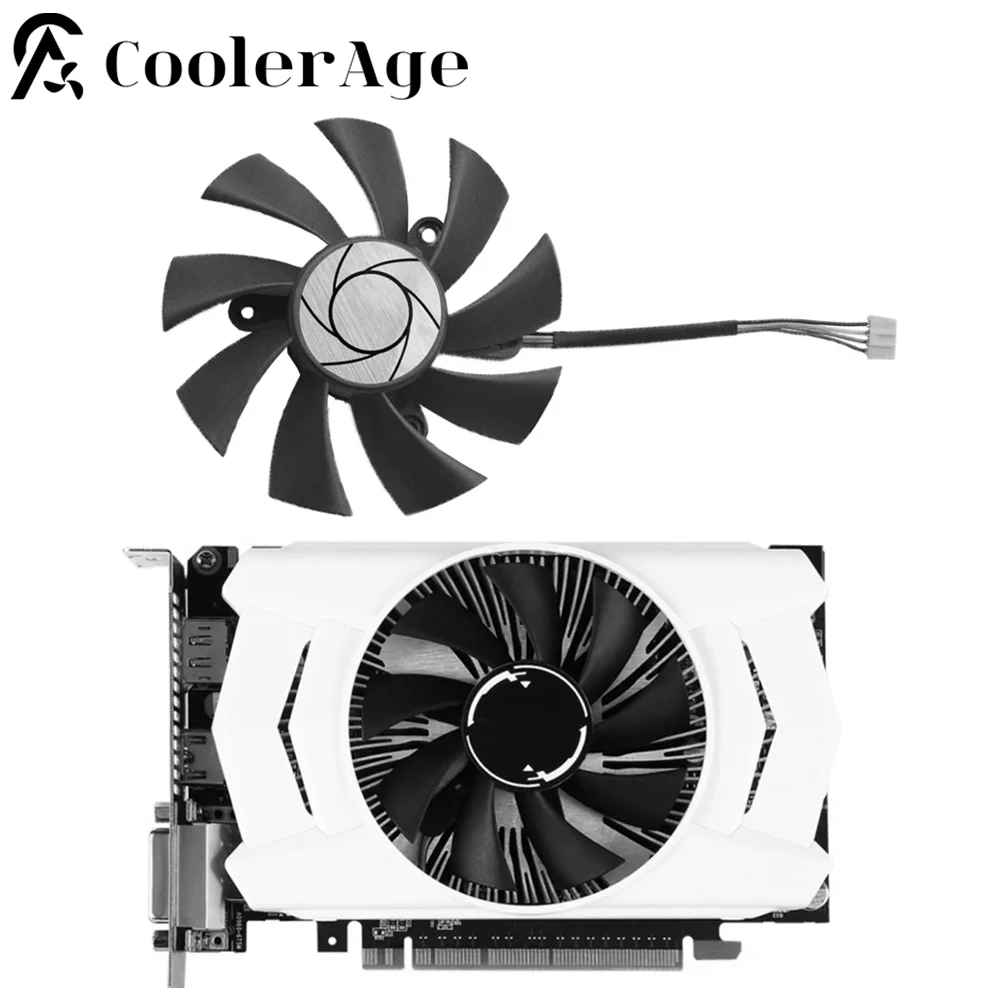 

Video Card Fan Replacement For MSI GeForce GTX 950 1060 R7 360 OC 85MM HA9010H12F-Z GTX950 GTX1060 Graphics Card Cooling Fan