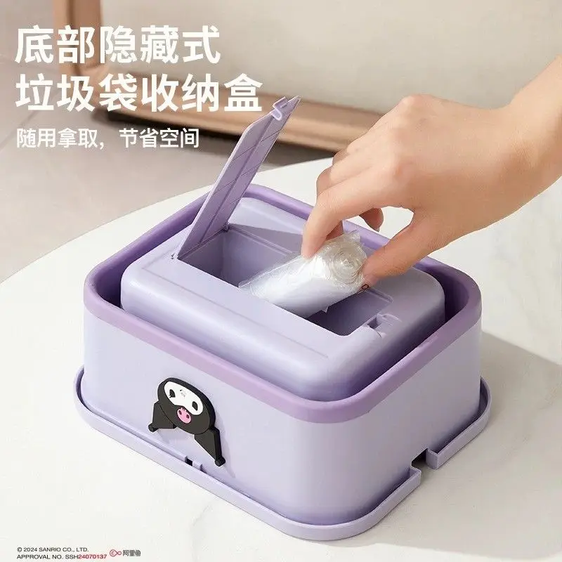Kawai Sanrio Tempat Sampah Mobil Melodykuromi Saya Lipat Barel Penyimpanan Tahan Air Genggam Penyimpanan Payung Lucu Luar Ruangan Portabel