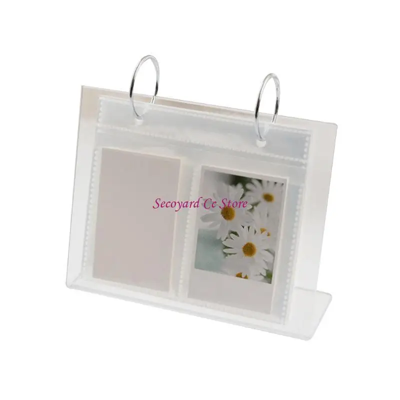 

N3UC Large Capacity Calendar Photo Album 68 Pockets Office Desktop Ornaments