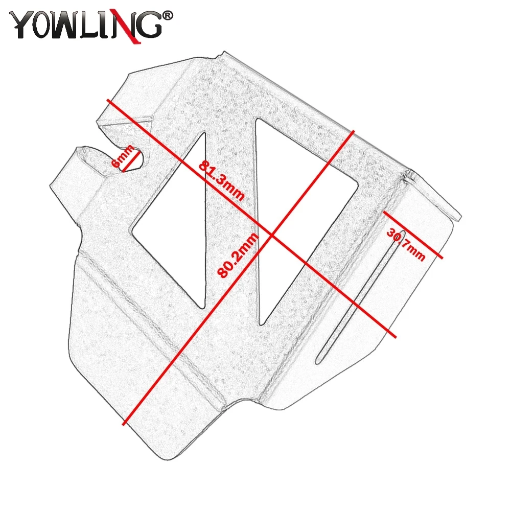 غطاء حماية خزان سائل الفرامل الخلفية لهوندا أفريقيا التوأم CRF1100/L CRF 1100 1100L الرياضة 2020 2021 2022 2023 2024 2025 2026