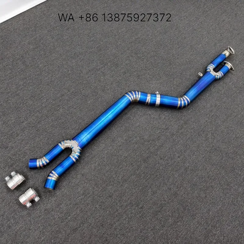 Wmwmnu For G8X G87 M2 G80 M3 G82 M4 S58 3.0T 3.5 Inch Grade 5 Titanium Equal Length Single Mid Pipe High Performance