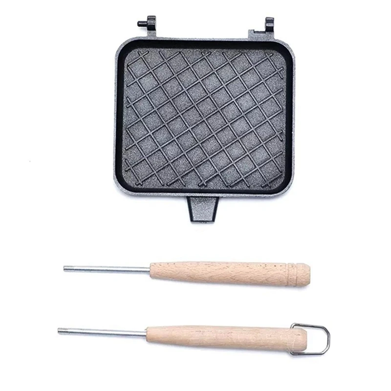 Gas Sandwich Bread Mold Steak Breakfast Pan Double-Sided Energy-Saving Durable Pan Baking Stick Non Frying