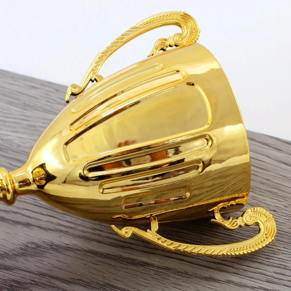 High Quality Plastic Gold Trophy Awards Competition Soccer Craft Souvenirs Small Prize Cup Model Team Honor Trophy Award Prize