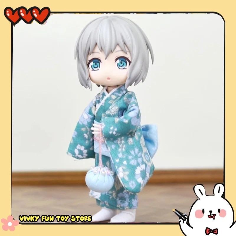Neue Ob11 Puppenkleidung Kimono Yukata Set 12 Punkte Bjd Kleidung Gsc Körper 9 Molly Ornamente Sammlergeschenke