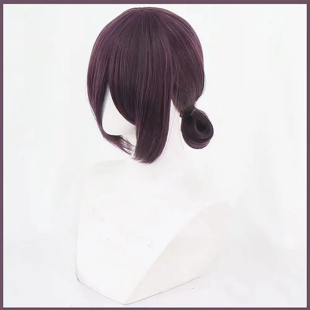 Tronçonneuse homme Reze Cosplay perruque cheveux violets avec petites tresses Anime fille Style Costume carnaval perruque