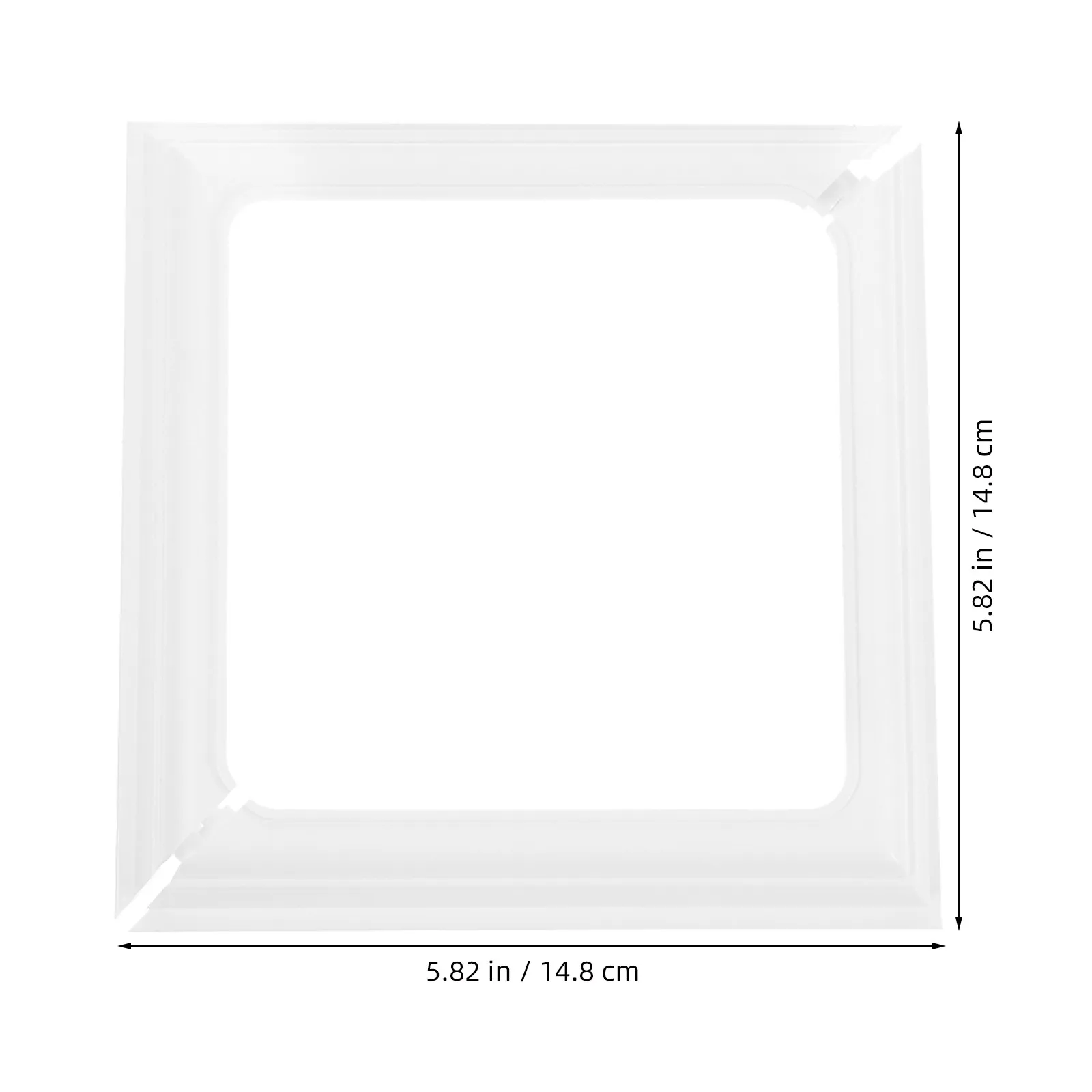 6Pcs Split Post Base Cover White Plastic Fence Skirt for Outdoor Deck Railings Porch Columns Post Protector Plastic Base