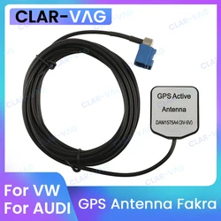 Radio con GPS para coche, antena para VW Passat Golf Jetta MIB Skoda Benz Audi A3 A4 A6 Fakra MFD2 RNS2 RNS510 MFD3 RNS-E