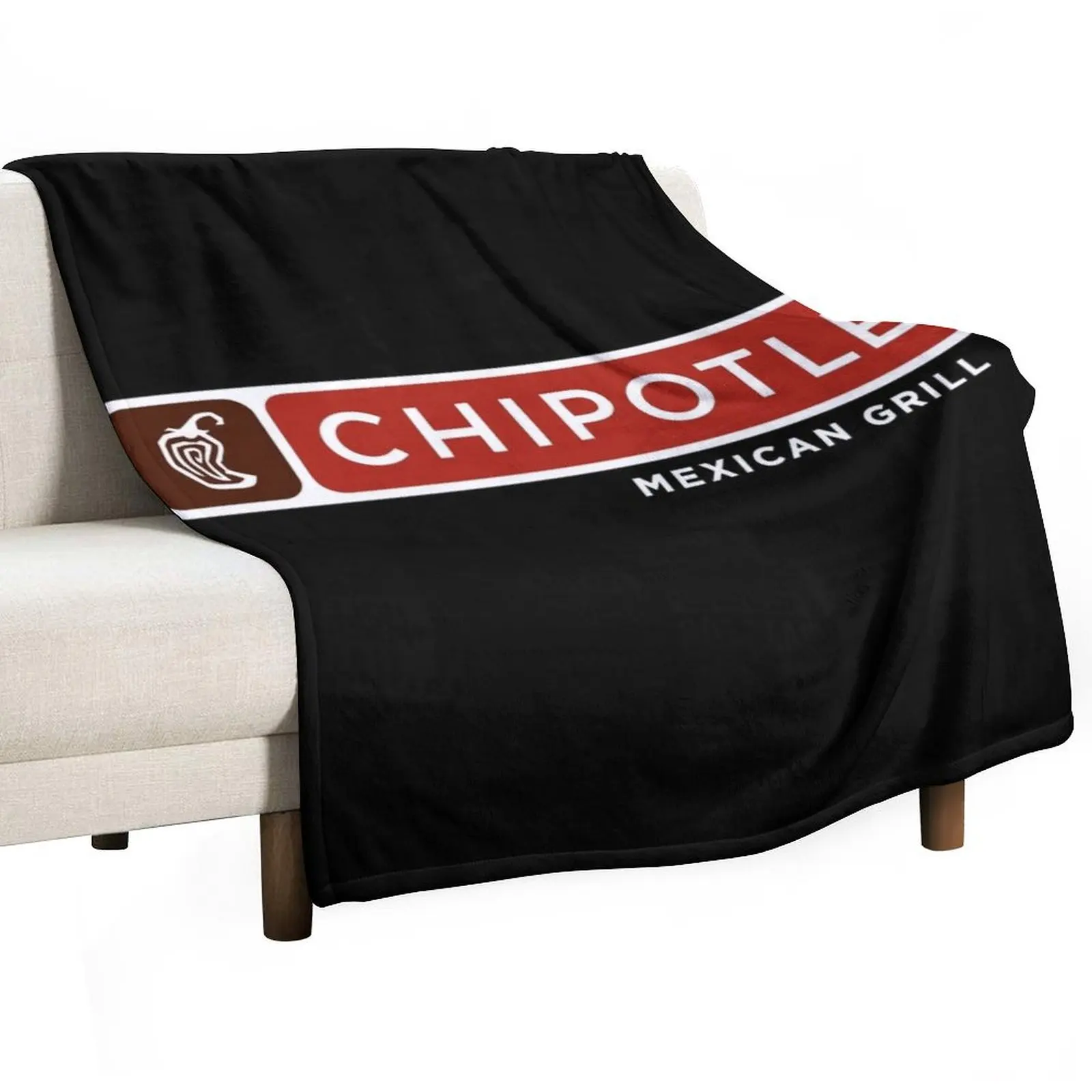 Chipotle Mexican Grill Throw Blanket valentine gift ideas Loose Decorative Beds Blankets