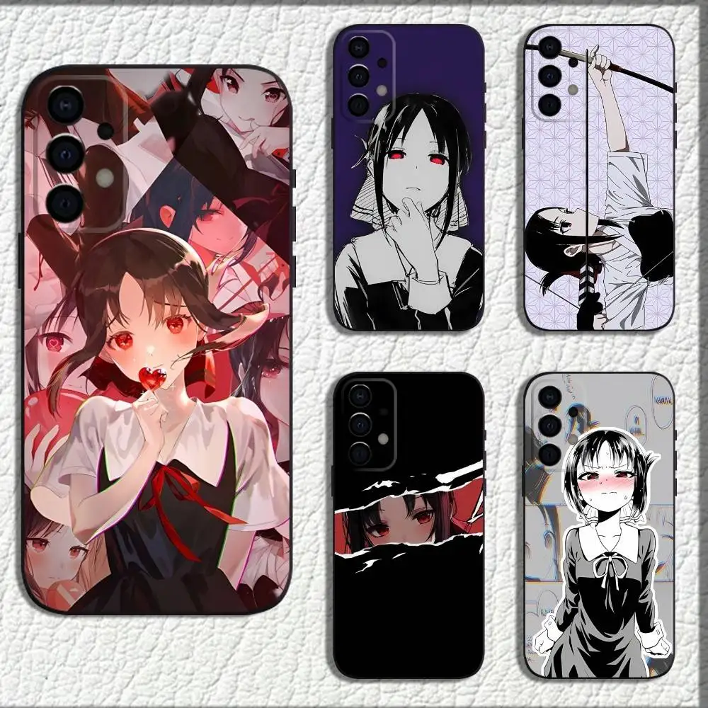 

love ls war Kaguya Shinomiya Phone Case For Samsung Galaxy A73,72,71,A52,51,40,41,A22,A32,31,A13,12,Note20 Soft Black Shell