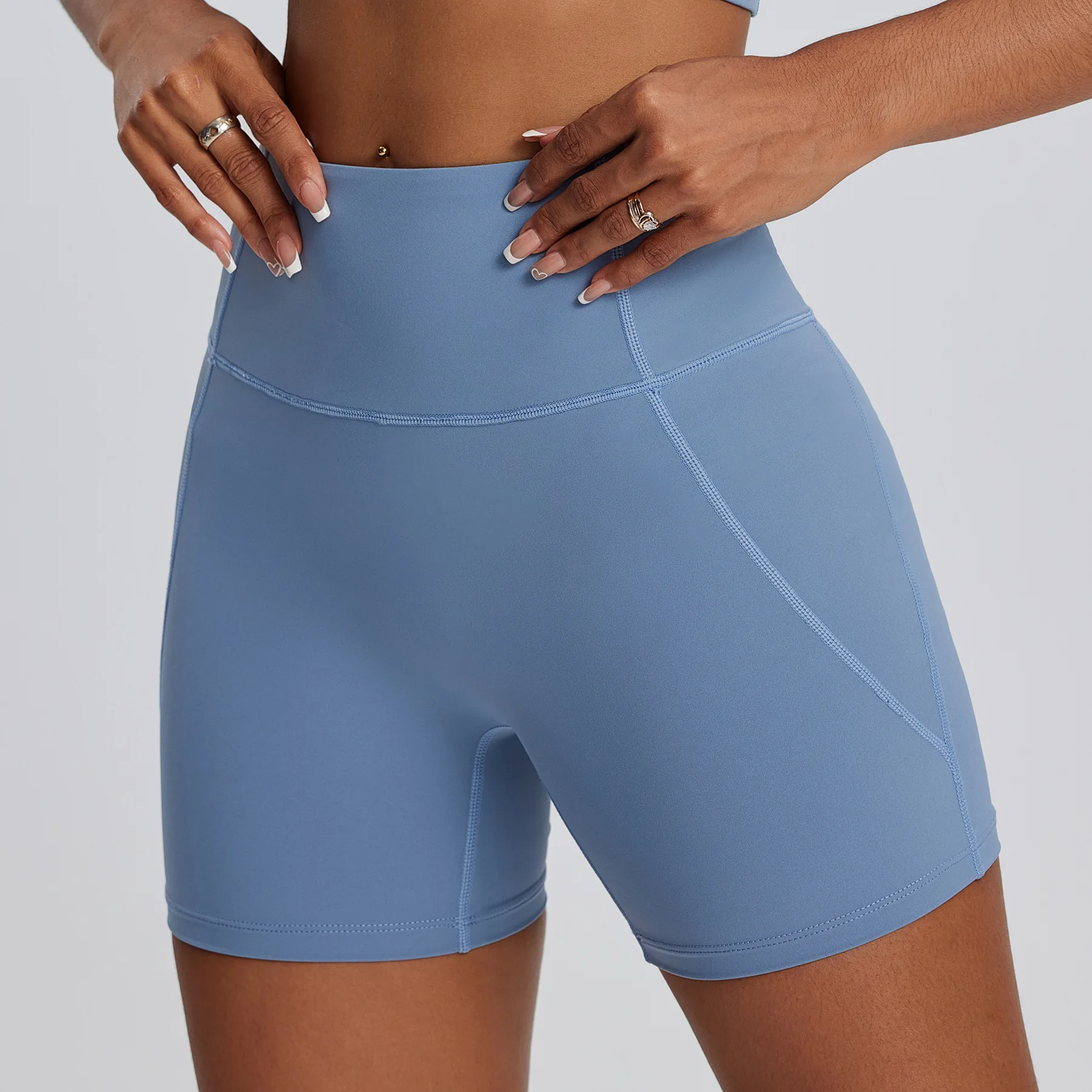 Seamless Buttock Lift Sports Shorts Women Gym Running Scrunch Workout Shorts Woman Yoga High Waist Gym Shorts Female Fitness