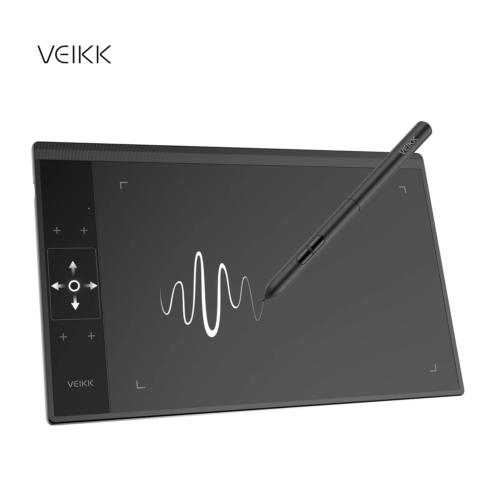 

VEIKK A30 10X6 Inch Graphic Tablets Digital Pen Tablet Phone Drawing Tablet with Tilt OTG Battery-Free Stylus for Android Window