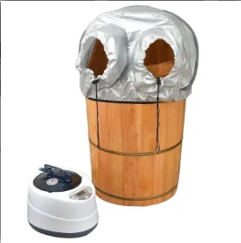 

Foot soaking special bucket fumigation cedar wood deep steam foot bath