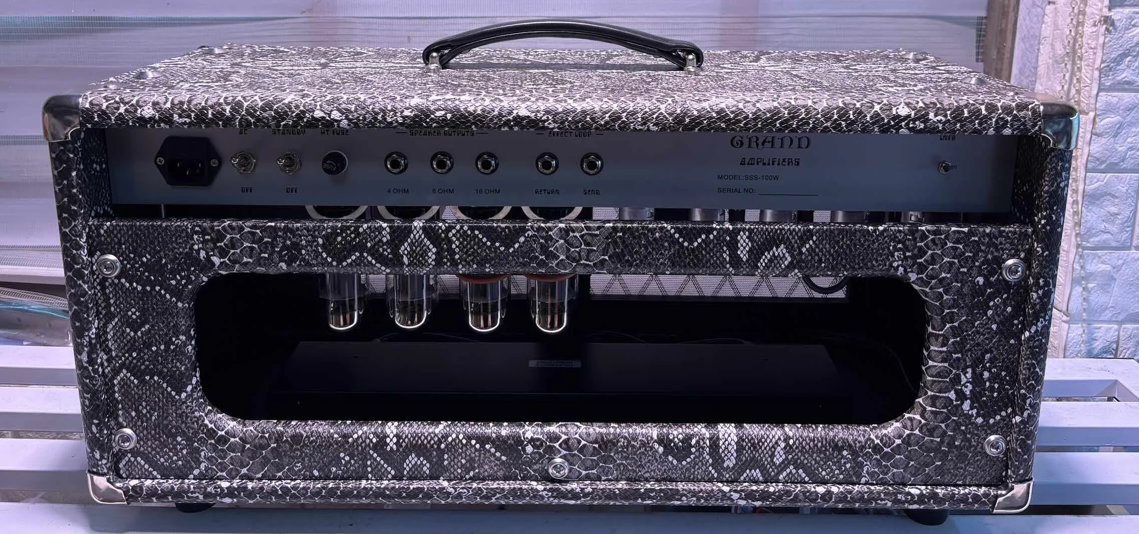 Custom Fantes Amplifier, Handwired Tube Guitar Amp Dumble Tone SSS Steel String Singer with snake tolex, Promotion for Christmas