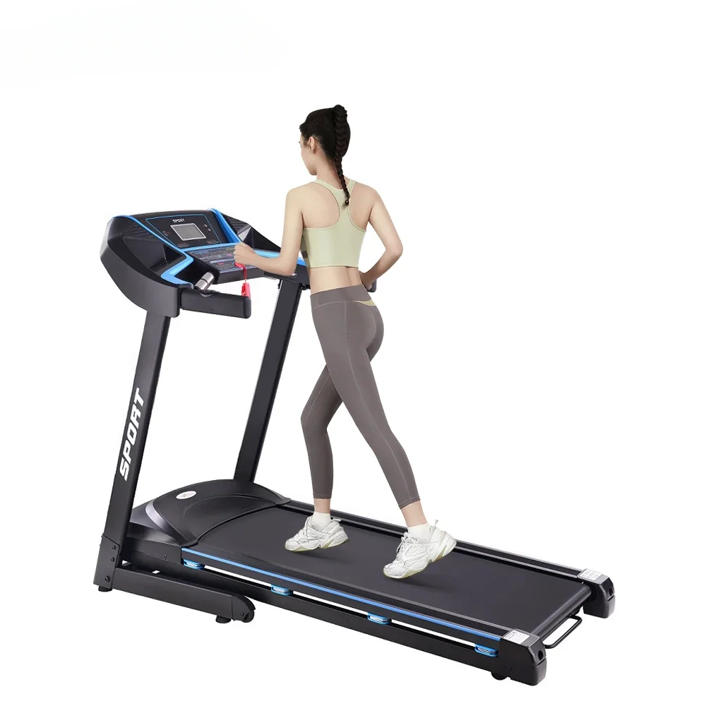 

new electric treadmill fitness 2.0 auto incline motorized dc motor for treadmill home body building treadmill fitness