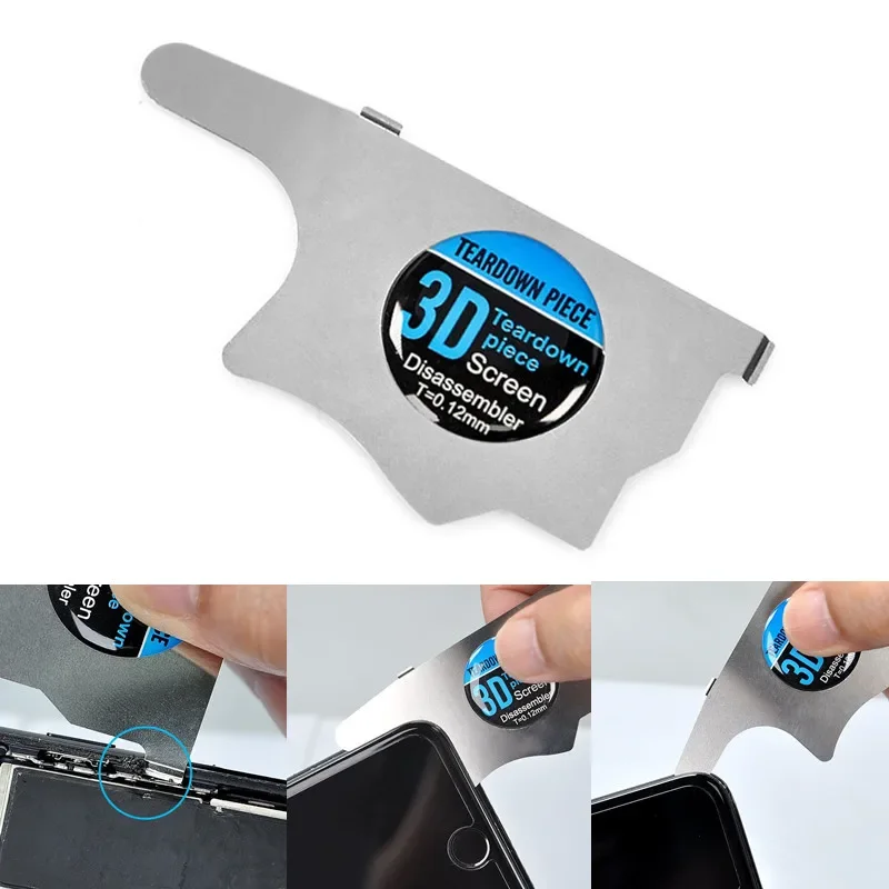 1/2PCS 3D Screen Disassembler Metal Pry Opening Tool For Mobile Phone Repair