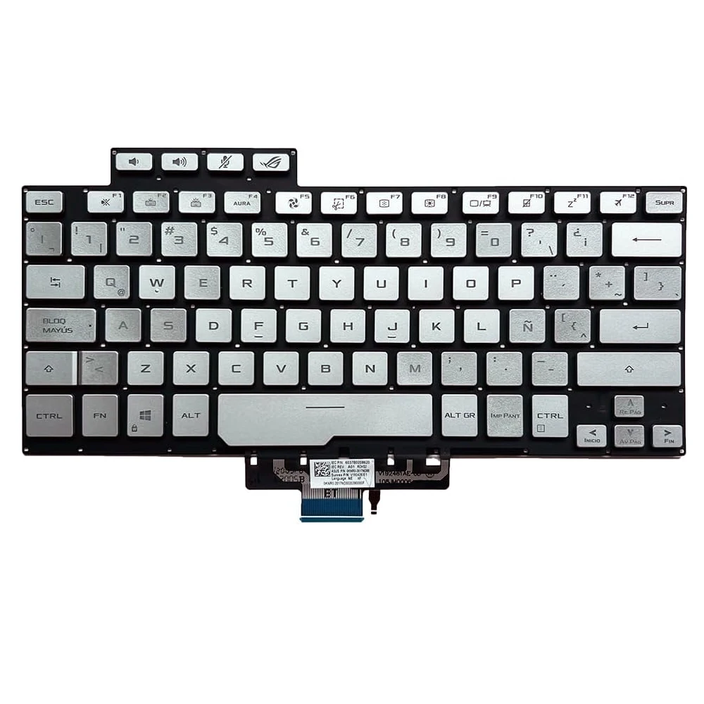 

XIN-латинская клавиатура для ноутбука с подсветкой для ASUS ROG Zephyrus G14 GA401QEC GA401QE GA401QM GA401IV GA401QC GA401QH GA401IU GA401IHR LA