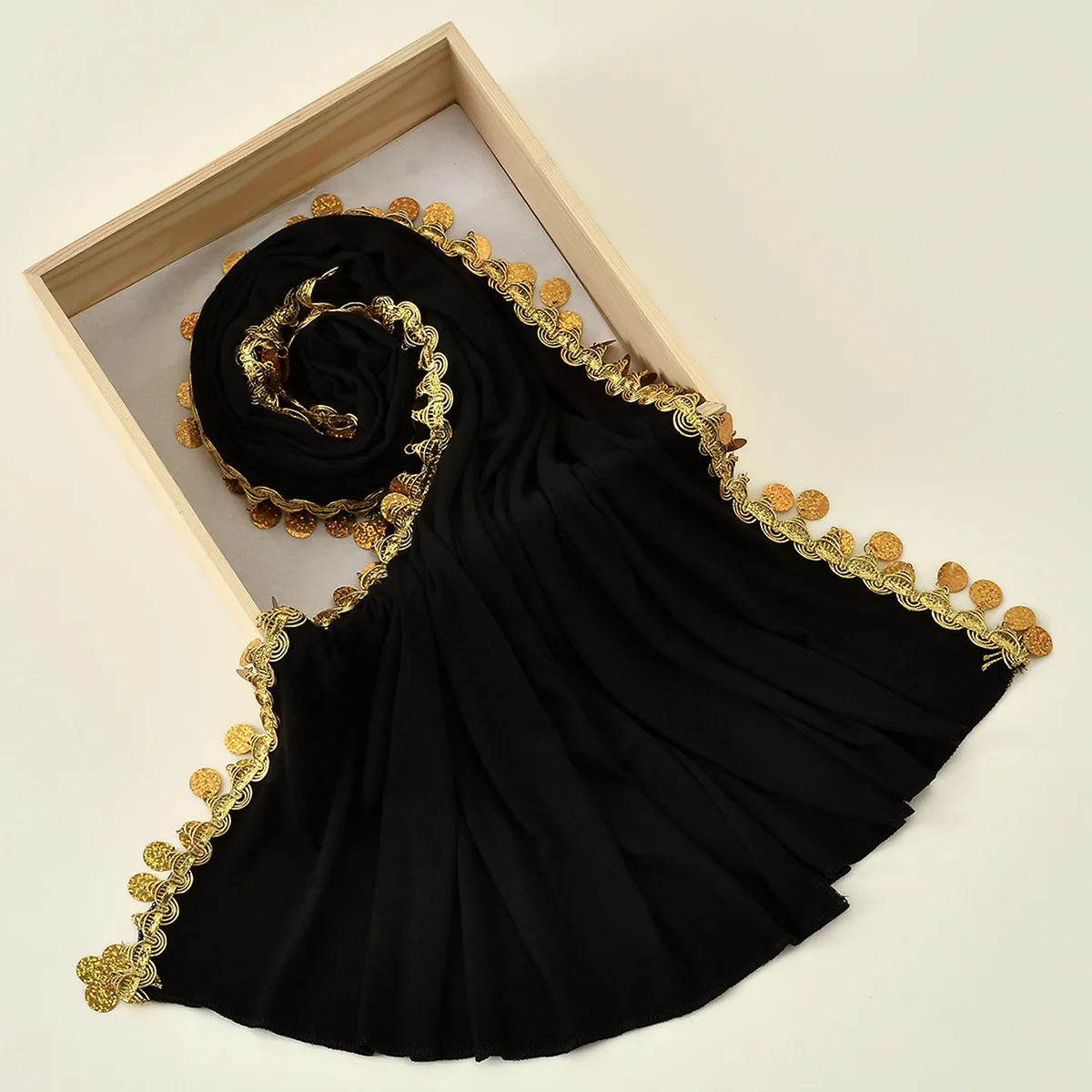 

Новые шарфы с блестками, хиджаб, тюрбан для мусульманских женщин, платок для Рамадана, шали, шарф, повязки на голову, вуаль, исламская повязка на голову, 55X185 см