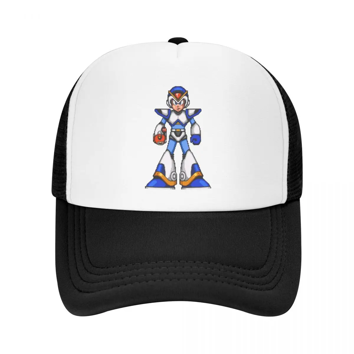 Megaman X Trending Baseball Caps Mesh Hats Activities Peaked Adult Caps