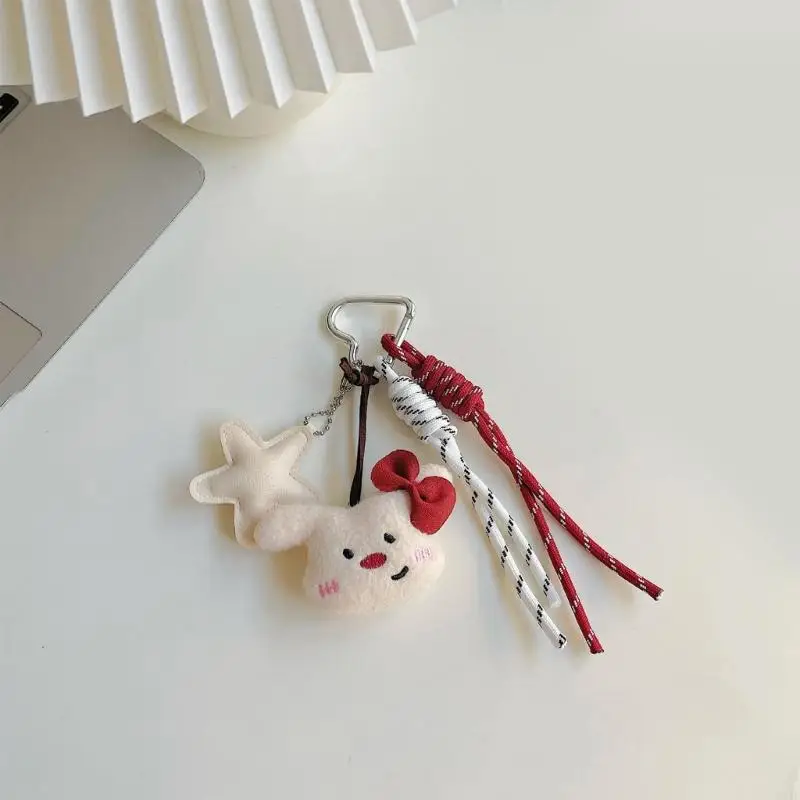 

634C Cartoon Plush Bear CoolChain для женщин подвеска для подвески милые автомобильные аксессуары подарочные пакеты