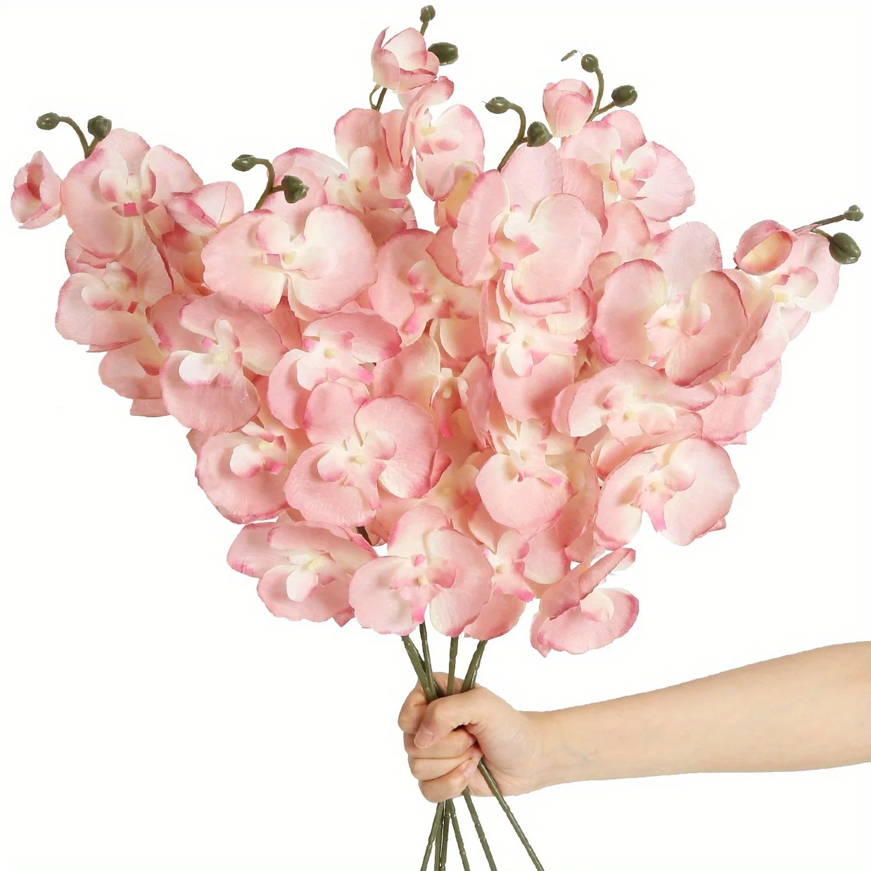 Orquídeas Artificiales Phalaenopsis para Centros de Mesa de Boda DIY, Decoración para Fiestas en Casa, Regalo Perfecto para San Valentín, Graduaciones