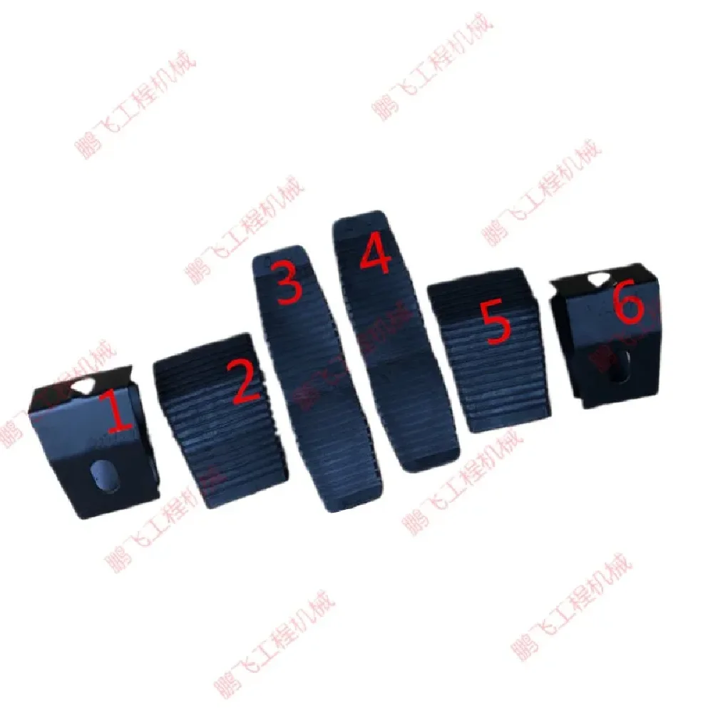 

For Sany Sy 55 65 75 135 215-8 Rest Foot Pedal Leather Cover Foot Pedal Rubber Cover Excavator Accessories