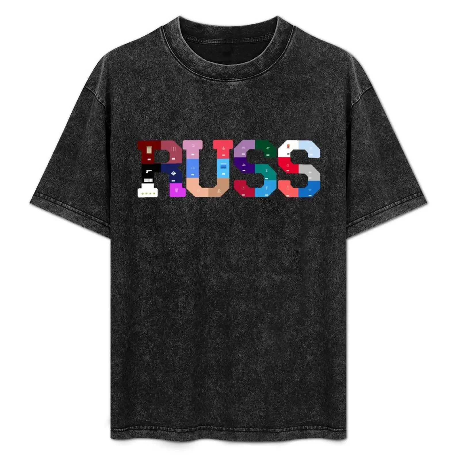 

Russ Diemon Album Covers T-Shirt summer clothes Man t-shirt Short sleeve tee men clothings