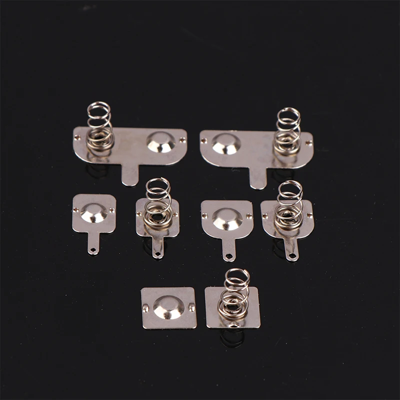 YYT 10PCS Spring sheet AA 12*12/26.5/27.5/28MM contact sheet battery box positive and negative sheets 0.3MM iron+nickel plating