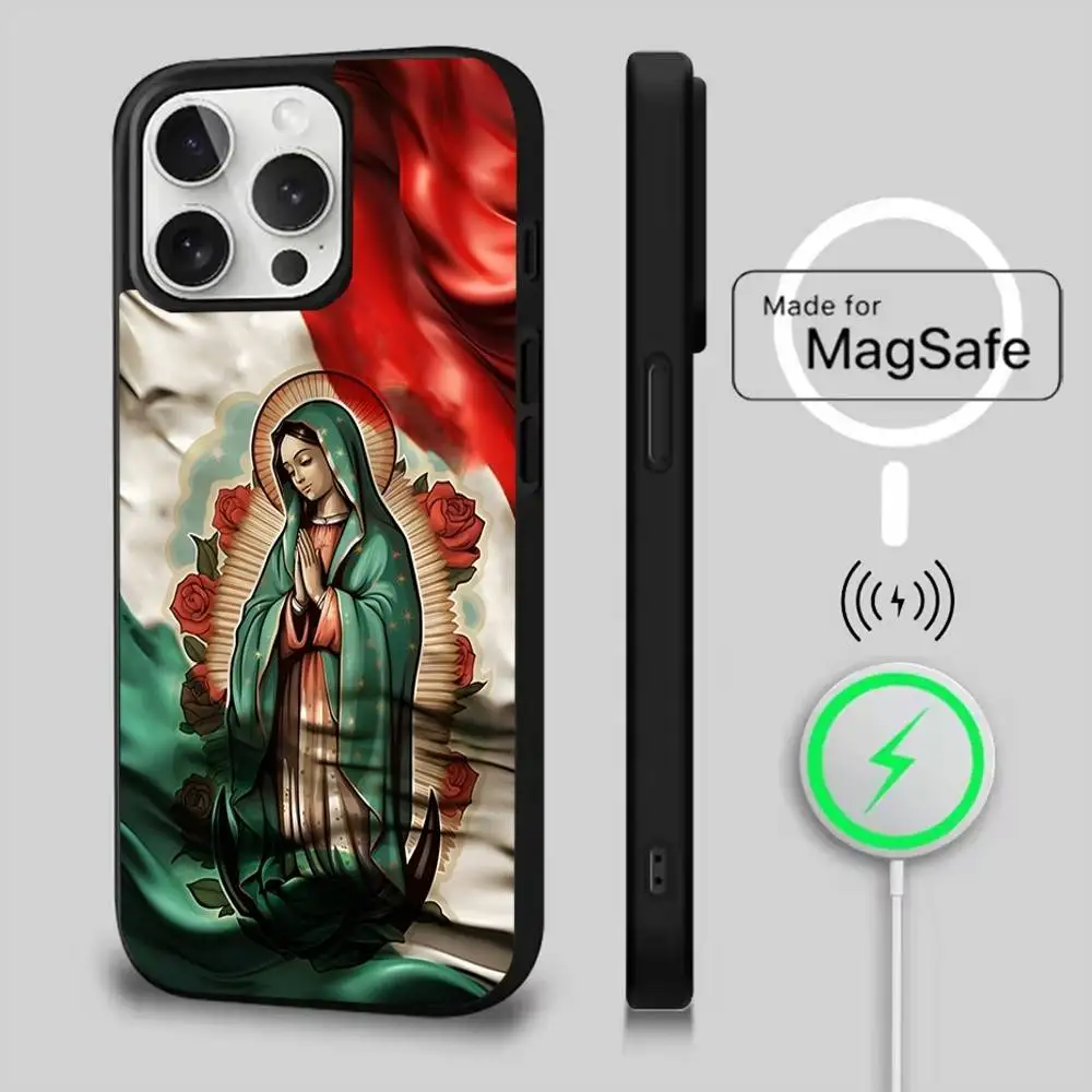 Funda de teléfono Viva Mexico para iPhone 17,16,15,14,13,12,11,Pro,Max,Plus,Mini,Magsafe,funda de carga inalámbrica magnética